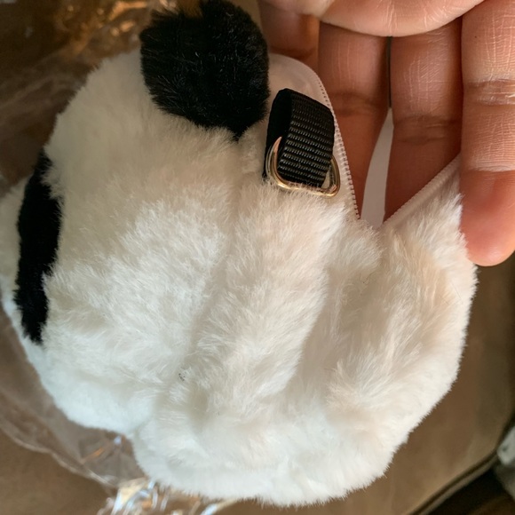 NWOT Cute Panda Face Plush Crossbody Bag Shoulder Bag Handbag Purse Animals - Picture 12 of 16
